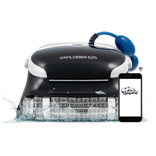 Dolphin (2025 Model) Explorer E25 Wi-Fi Robotic Pool Vacuum Cleaner Pools up to 50 FT - Waterline Scrubber Brush - Image 1