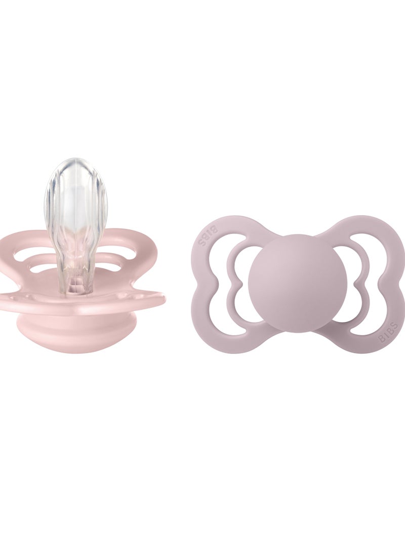 BIBS BIBS Pacifier Supreme Symmetrical Pack of 2 Size 2 (+6 months)  - Image 2