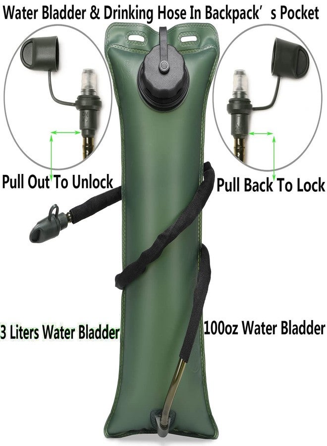 ATBP Tactical Hydration Pack 3L Water Bladder Backpack Lightweight Water Storage Reservoir Bag Daypack for Running Hiking Cycling Biking - Image 4