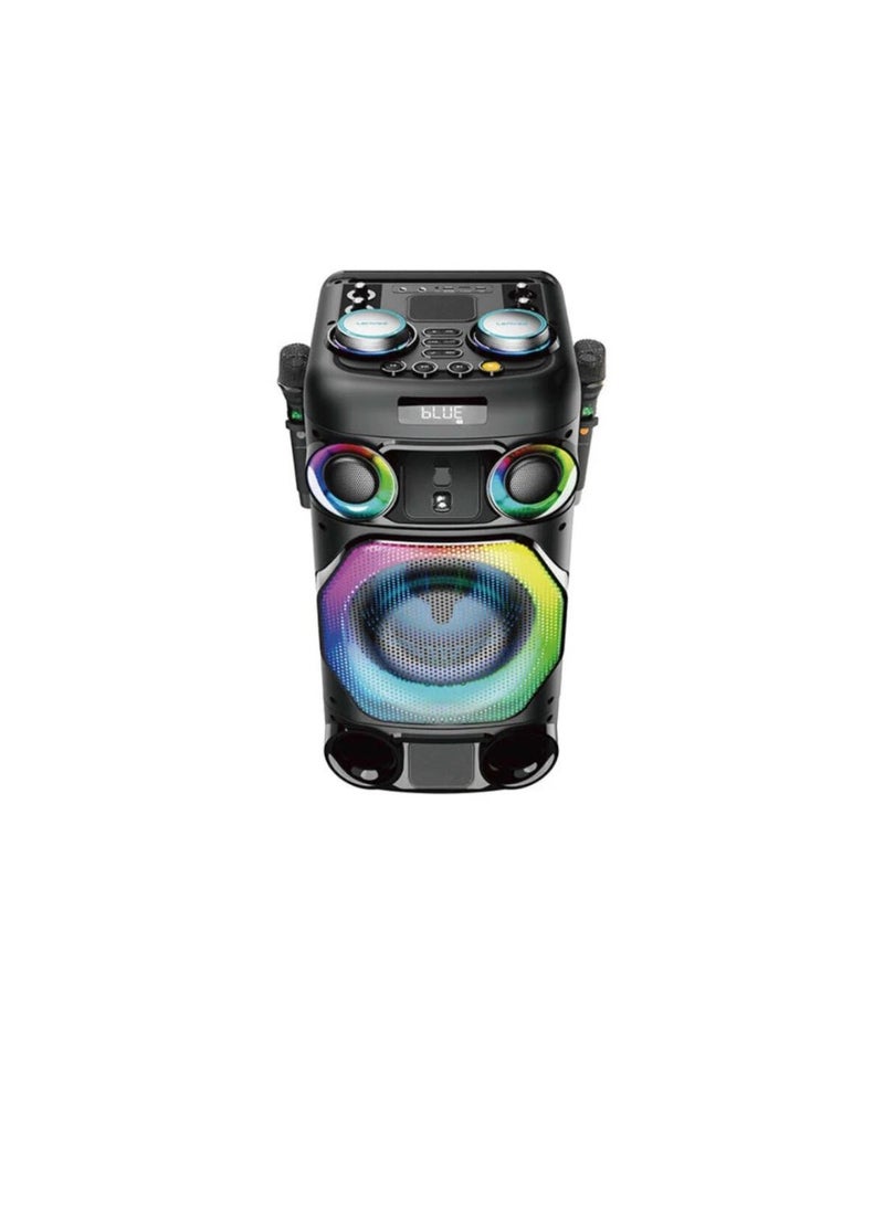 Lenyes  S884 TWS Bluetooth Wireless Speaker with RGB Lighting and Dual Microphone Version 5.3