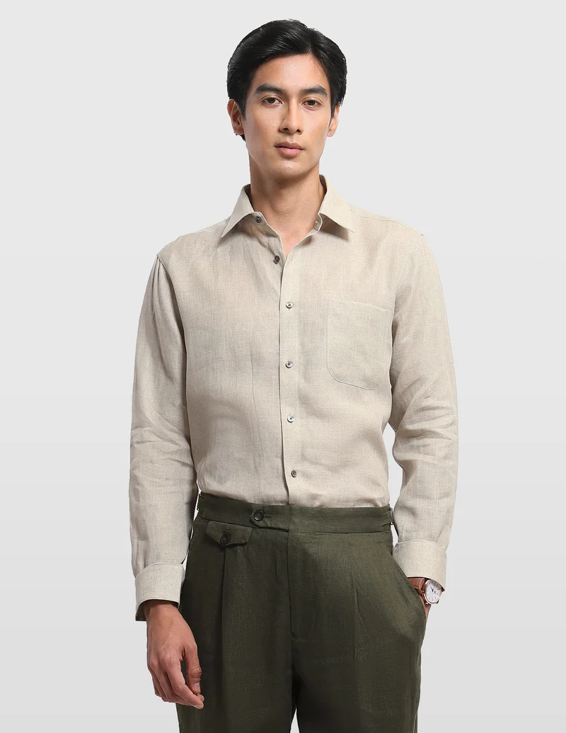 Arrow 1851 Solid Tailored Fit Shirt