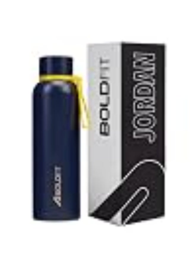 Boldfit Water Bottle 700ml Stainless Steel Water Bottle Vacuum Insulated Hot & Cold Flask Leakproof BPA Free Metal Bottle with Strap Rust Free Reusable Water Bottle for Gym, Office, School & Travel - Image 1