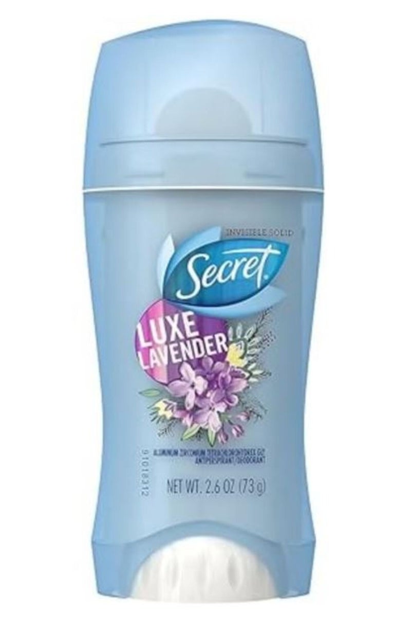 Secret Invisible Solid Deodorant Luxe Lavender 73g