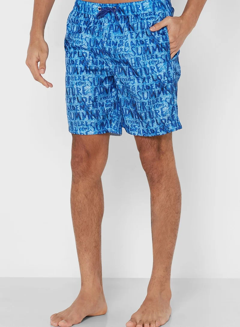 dagi Printed Swim Shorts