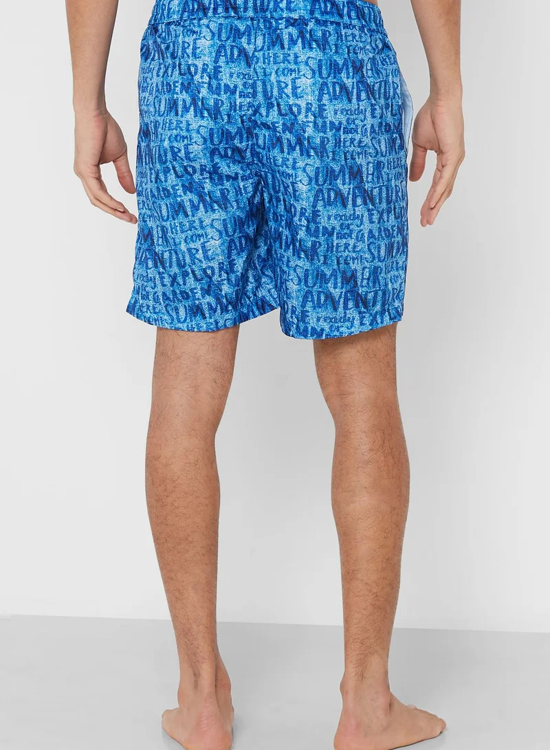 dagi Printed Swim Shorts
