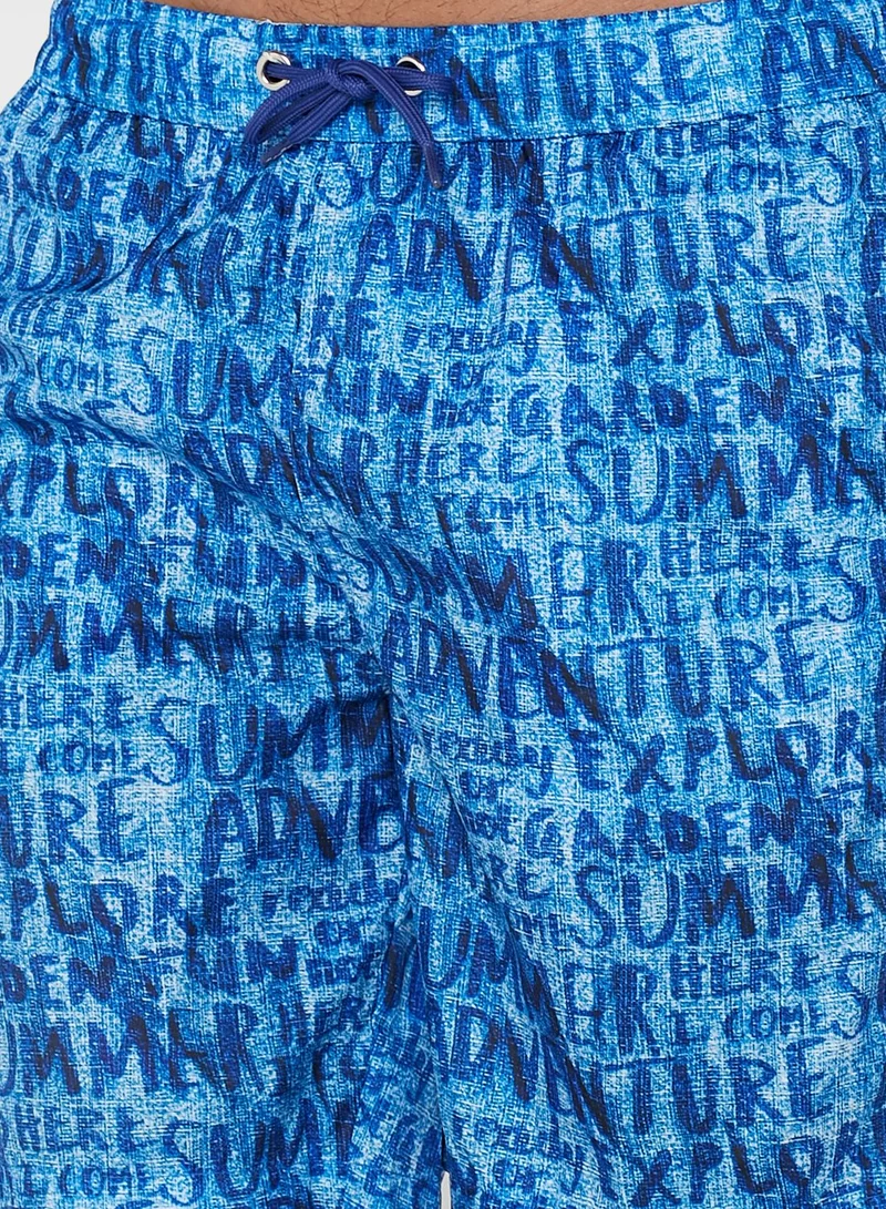 dagi Printed Swim Shorts
