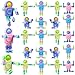 Hanaive 8 Pcs Robot Fidget Spinners for Kids Transformable Fingertip Gyro Chain Toy Deformable DIY Stress Relief Fidget Sensory Toys Adults Piata Goodie Bag Stuffers Valentine Party Favors Gift - Image 2
