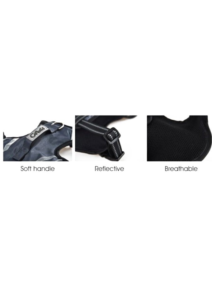 Naomi - Naomi Medium Black Harness With Reflective strip - Image 1