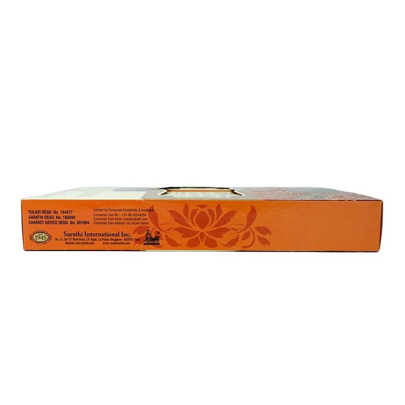 Tulasi Siddha Chandan Incense Sticks (Agarbatti) for Pooja, Prayer, Meditation & Home Fragrance, 25g, Pack of 6 (1 outer) - Image 4