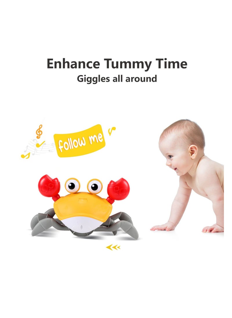 Coconut Baby Crawling Crab Baby Toy - Ultra Interactive Tummy Time Delight with Melodious Sounds and Dynamic Movement for Crawling Infants. Ideal Birthday Gifts and Entertaining Gadgets for Toddlers, Fun for Boys and Girls.  - Image 3