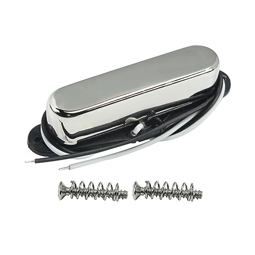 FLEOR Alnico 5 Guitar Pickups Single Coil TL Neck Pickup Chrome for TL Style Guitar Pickups Part - Image 1