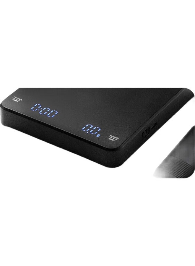 Pakchoice Coffee Electronic Scale, Pour-Over Coffee Bean Weighing, Ultra-Thin Electronic Scale, Automatic Timer Scale, Coffee Set Equipment - Image 2