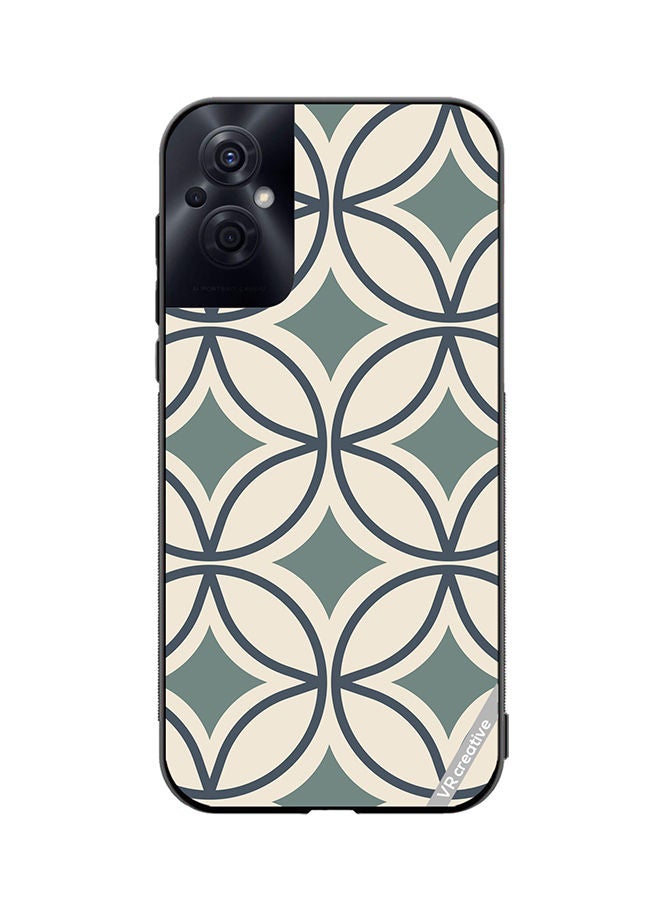 VR CREATIVE Protective Case Cover For Oppo Reno8 Z Asian Icon Design Multicolour - Image 1