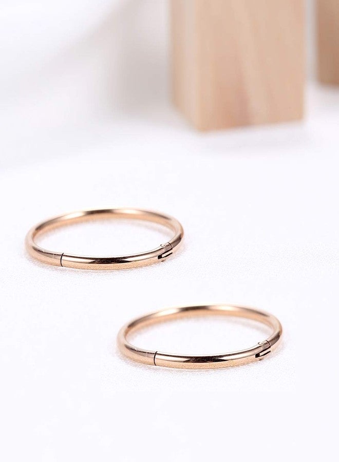 Lantine 16g Septum Rings 316L Surgical Steel Tragus Piercing Cartilage Hoop Earrings for Women Men 11mm - Image 5