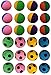 SHUYUE 24 Pack Foam Soccer Balls Cat Toys For Indoor Cats 24Pcs Mixed sponge ball - Image 3