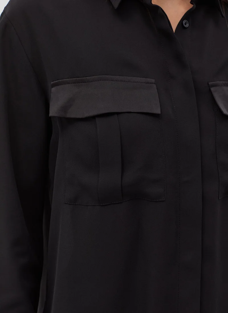 Ovs Shirt With Satin Details