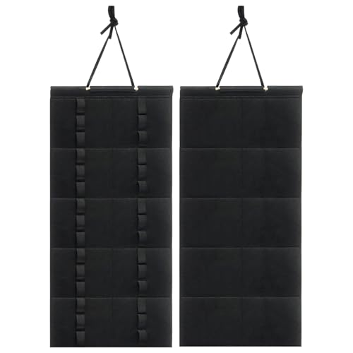 Klmnop 15 Belts Karate Belt Display Rack, Felt Hanging Taekwondo Belt Display, Martial Art Belt Display Holder for Martial Art Learner(Black) - Image 3