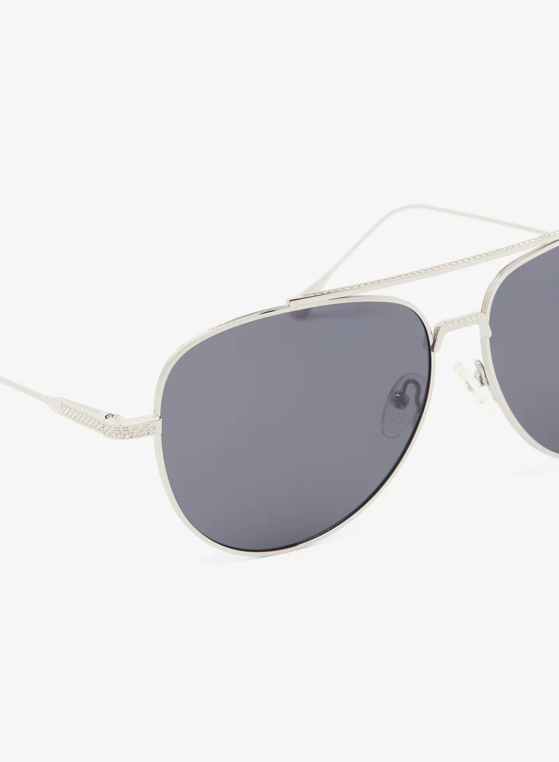 Robert Wood Polarized Lens Aviator Sunglasses