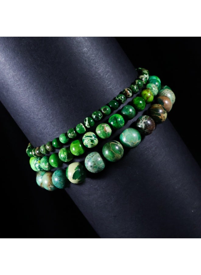 OZO DESIGN Emerald Imperial Jasper Bracelet - Image 5