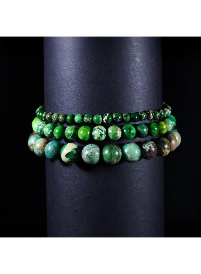 OZO DESIGN Emerald Imperial Jasper Bracelet - Image 1