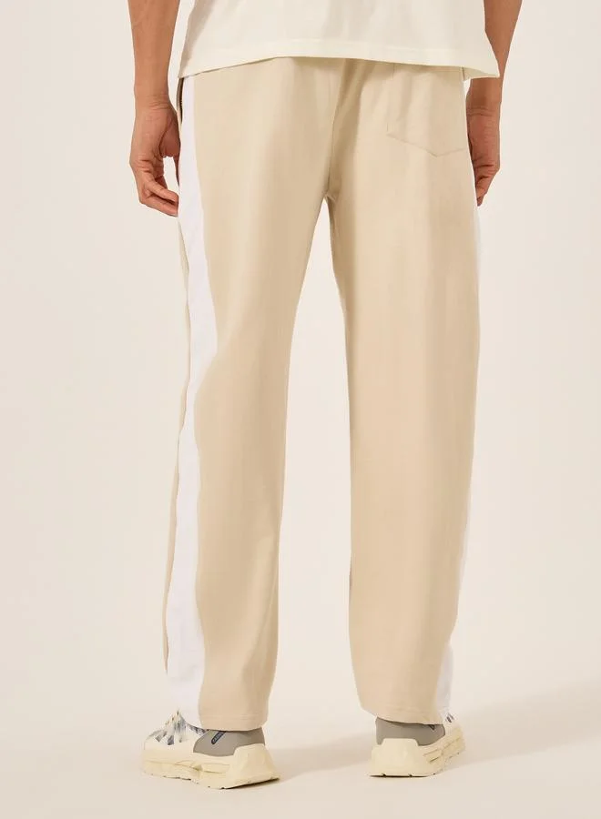 Styli Styli Side Contrast Panel Mid Rise Relaxed Fit Joggers