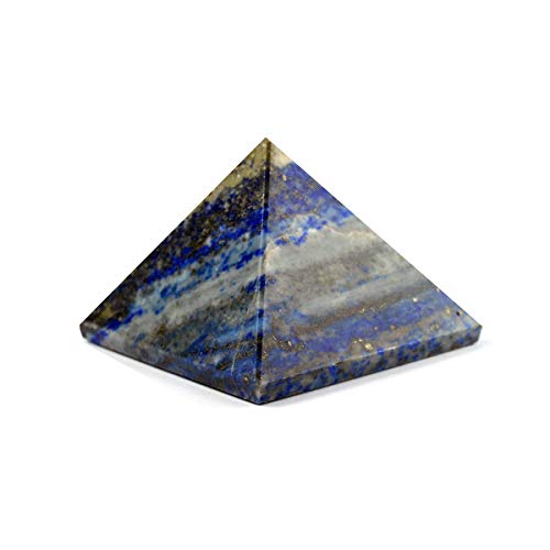 Crystu Natural Lapis Lazuli Pyramid for Reiki Healing and Crystal Healing Stone Pyramid Size 40-45 mm (Color : Blue) Pack of 1 pc - Image 1