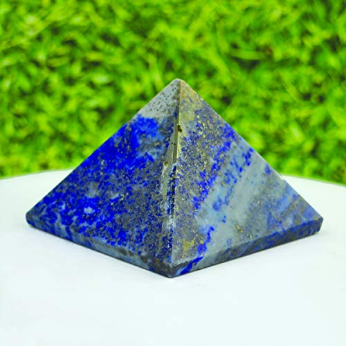 Crystu Natural Lapis Lazuli Pyramid for Reiki Healing and Crystal Healing Stone Pyramid Size 40-45 mm (Color : Blue) Pack of 1 pc - Image 4