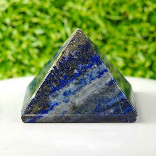 Crystu Natural Lapis Lazuli Pyramid for Reiki Healing and Crystal Healing Stone Pyramid Size 40-45 mm (Color : Blue) Pack of 1 pc - Image 3