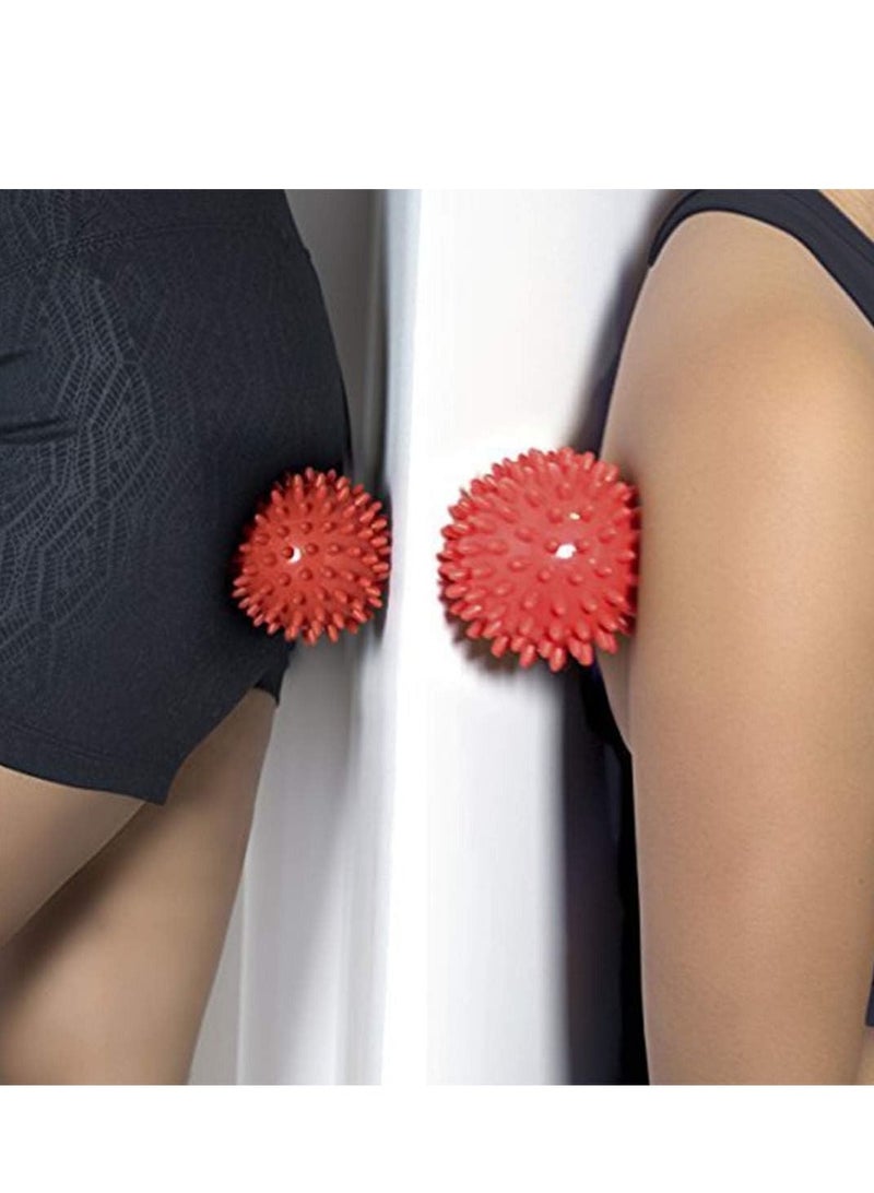 NIBEMINENT Massage Ball Deep Tissue and Relaxation Mobility Spiked for Myofascial Textured to Relieve Foot Pain 2 units - Image 3