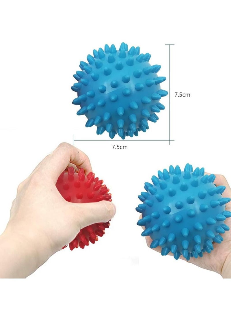 NIBEMINENT Massage Ball Deep Tissue and Relaxation Mobility Spiked for Myofascial Textured to Relieve Foot Pain 2 units - Image 5