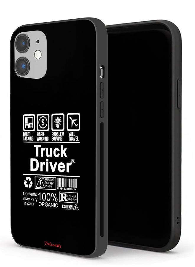 Tolwak Apple iPhone 12 mini Protective Case Truck Driver Sticker - Image 1