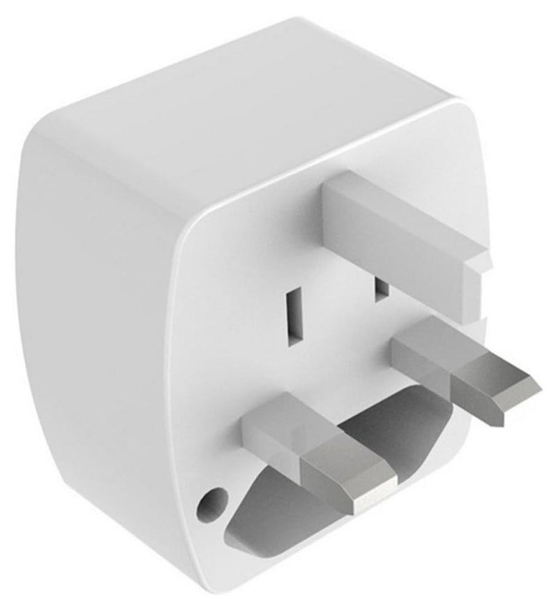 لدنيو Z4 محول التوصيل العالمي ABS VO مع دبوس المملكة المتحدة/الاتحاد الأوروبي/الولايات المتحدة/الاتحاد الأفريقي ومقبس عالمي (6A) - أبيض - Image 1