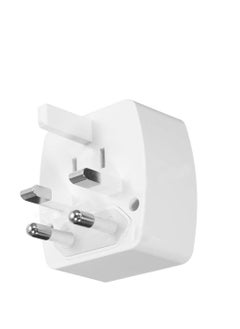 LDNIO Z4 Universal Plug Adapter ABS VO With UK/EU/US/AU Pin & 2 Universal Socket (6A) - White  - Image 4