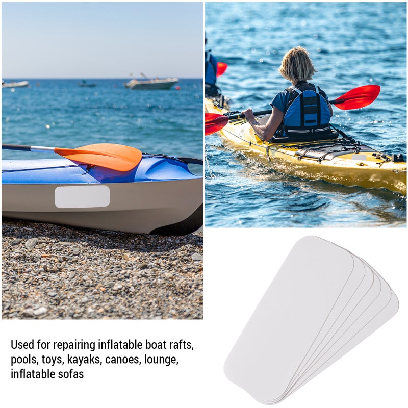 6pcs Kayak Repair Subsidy Inflatable Canoe Repair Patch Inflatable Boat PVC Repair Tape - Image 3