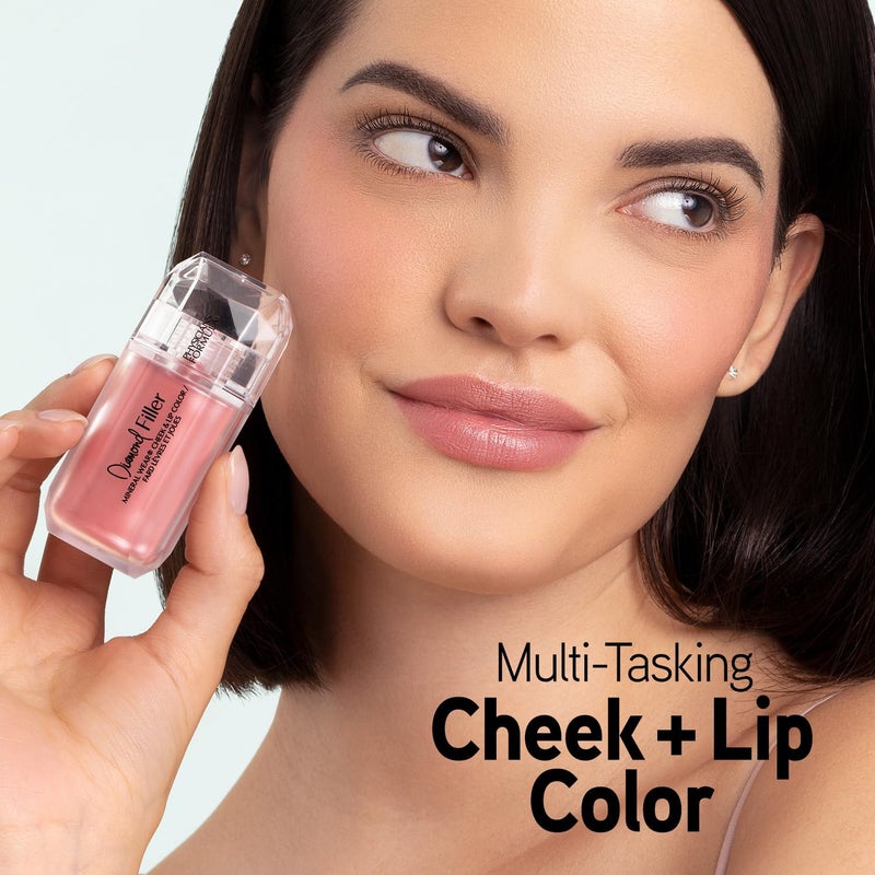 Physicians Formula Mineral WearÂ®Diamond Filler Cheek & Lip Color, Serum-to-Cream Multi-Use Liquid Blush Formula, Plumps & Smooths for Fuller Looking Cheeks & Lips, Monochromatic Look - Radiant Pink - Image 2