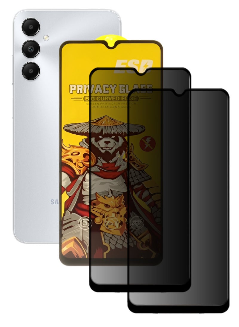 ESD 2 Pieces Tempered Dustproof Privacy Glass Screen Protector Compatible For Samsung Galaxy A05s - Image 1