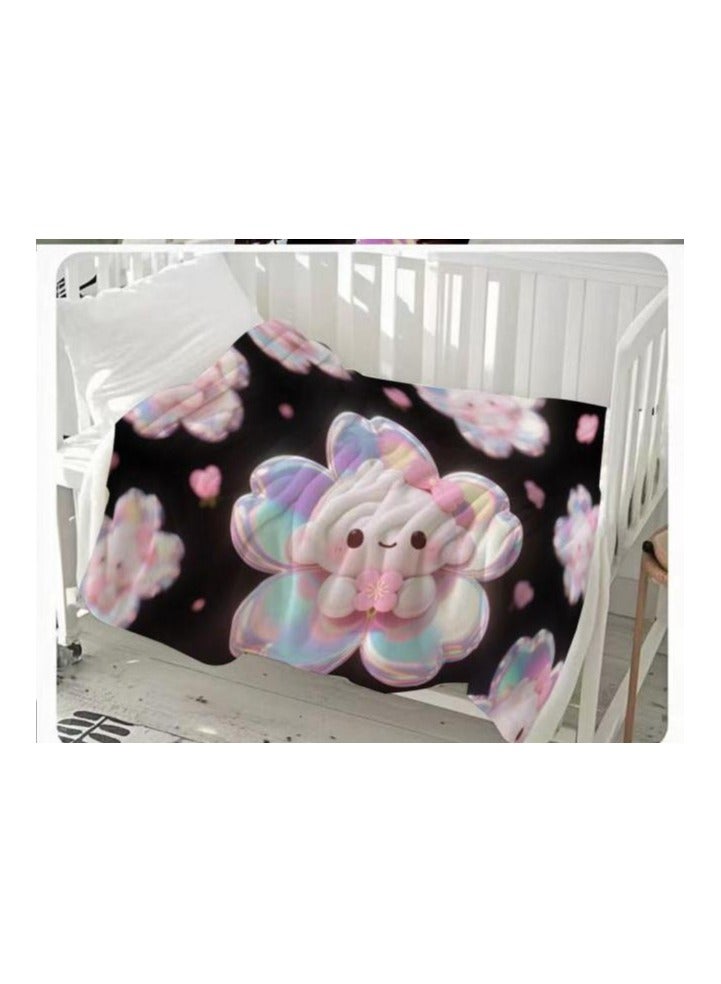 general Children's or student cartoon flannel thin blanket (warm and comfortable, suitable for sleep, games) 100cm*150cm - 193 - Image 3