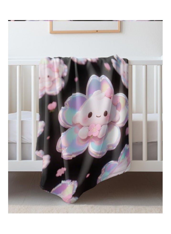 general Children's or student cartoon flannel thin blanket (warm and comfortable, suitable for sleep, games) 100cm*150cm - 193 - Image 5