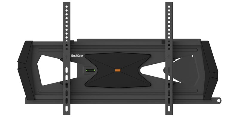QualGear Heavy Duty Full Motion TV Wall Mount for 3770 Flat Panel and Curved TVs Black QgTM032Blk UL Listed