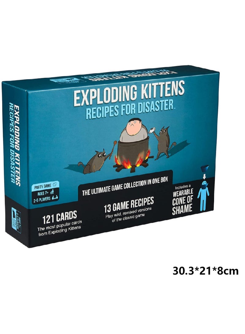 Card Game Exploding Kittens Adult Card Game Playing Card Toys (Disaster Cats) - Image 2