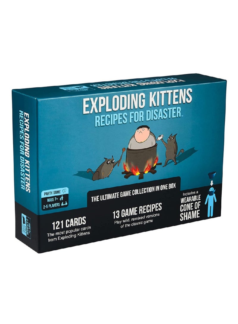 Card Game Exploding Kittens Adult Card Game Playing Card Toys (Disaster Cats) - Image 1