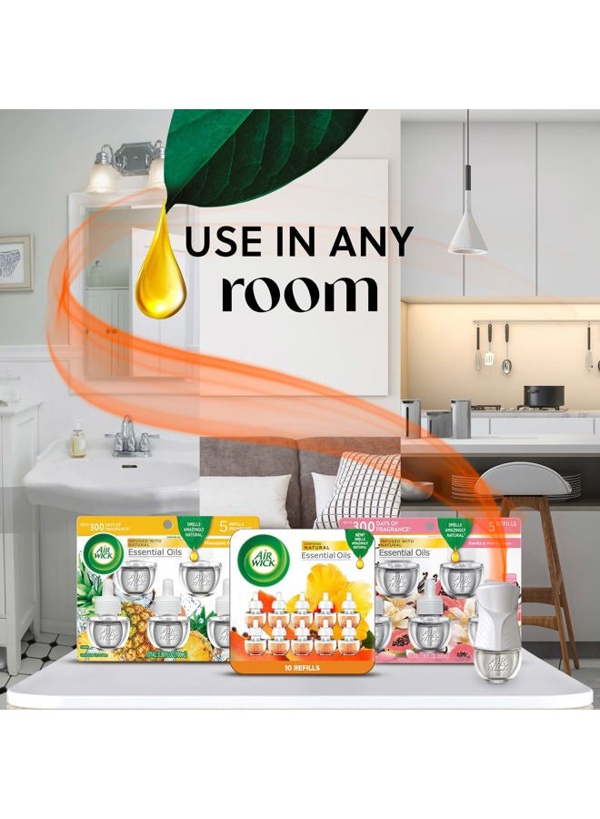 Air Wick Plug in Scented Oil Refill, 2ct, Paradise Retreat, Air Freshener, Essential Oils - Image 5