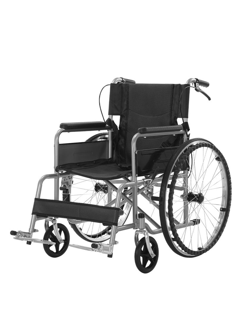 Cool Baby Portable Wheelchair Standard Manual wheelchairs Small Simple Folding Light Ultra Light Travel for The Elderly Trolley  - Image 1