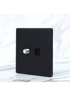 Black electrical switch, computer socket, with a satellite outlet. - pzsku/Z82177EB1AFAE690040CCZ/45/_/1681674811/2f8b7234-35c5-4e7f-a5e5-48021fb639d3