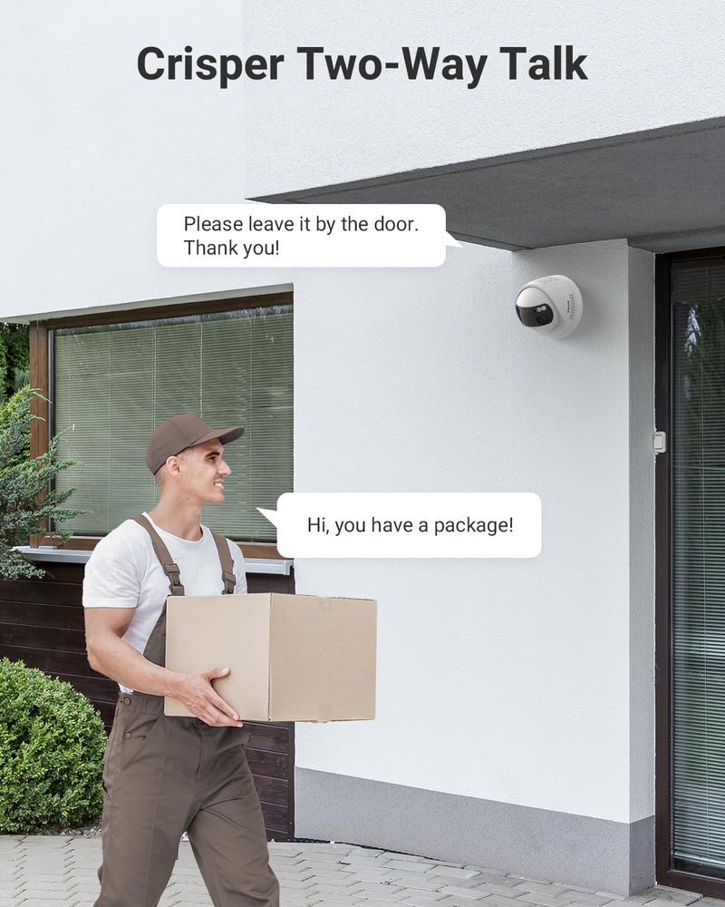 ANNKE FCD600 PoE Security Camera Outdoor with Dual Lens 180° Filed of View, 6MP IP Surveillance Camera Support Color Night Vision, Person/Vehicle Detection, Two-Way Talk, Built-in SD Card Slot - Image 5