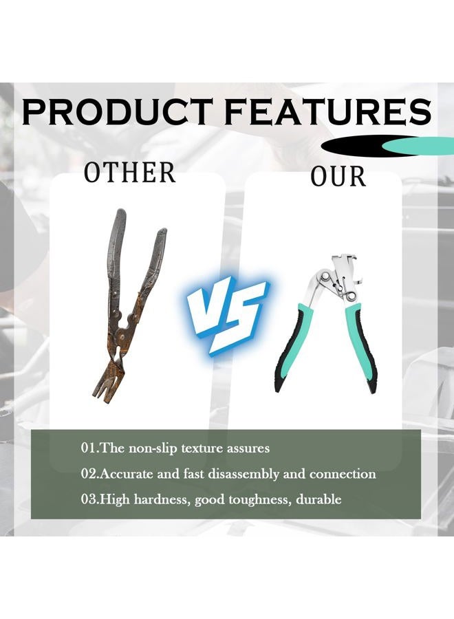 YGDMD 2025 New Car Clip Pliers/Disassembly Tools,Car Clip Remover Tool with Anti-Slip Grip,Multi-Functional Automotive Panel Clips Pliers for Cars Door Panel Dashboard Interior Trim - Image 5