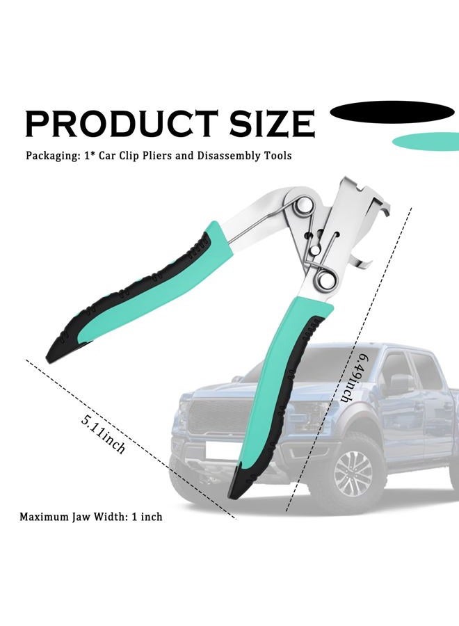YGDMD 2025 New Car Clip Pliers/Disassembly Tools,Car Clip Remover Tool with Anti-Slip Grip,Multi-Functional Automotive Panel Clips Pliers for Cars Door Panel Dashboard Interior Trim - Image 2