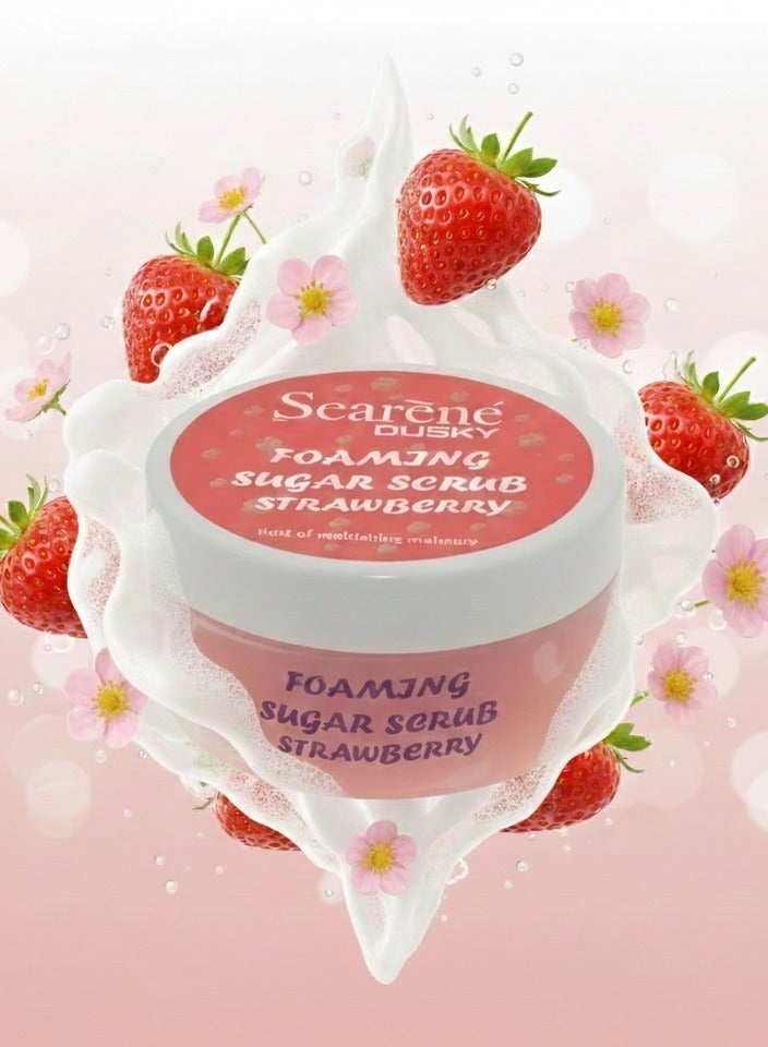 Searene Dusky Serene Dusky Strawberry Foaming Sugar Scrub 250 g - Image 1