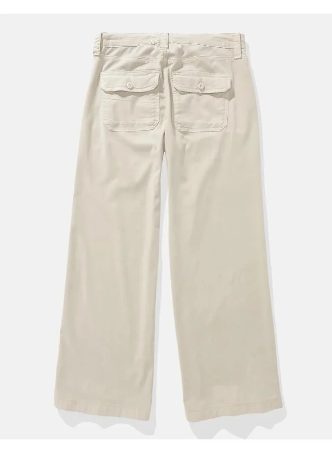 امريكان ايجل AE Dreamy Drape Stretch High-Waisted Stovepipe Crop Pant