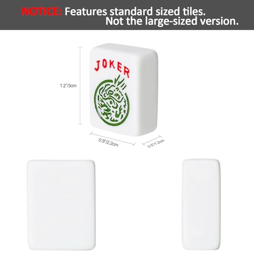 GUSTARIA 8 Pieces American Mahjong Joker Tiles Mahjong Accessories Standard Size 12Tiles Only - Image 5